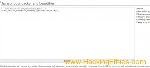online javascript formatter
